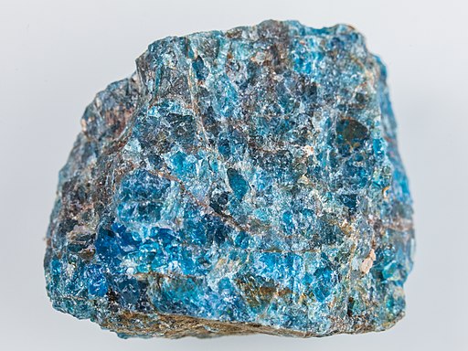 Blue apatite