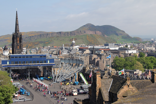 Salisbury Crags and Arthur’s Seat